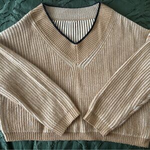 Elevated Two Toned Sweater